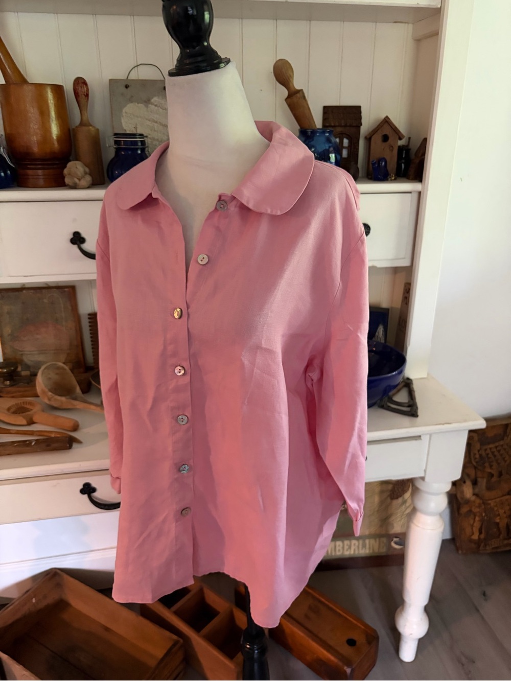Grae Cove Light Pink Button-Up Shirt
